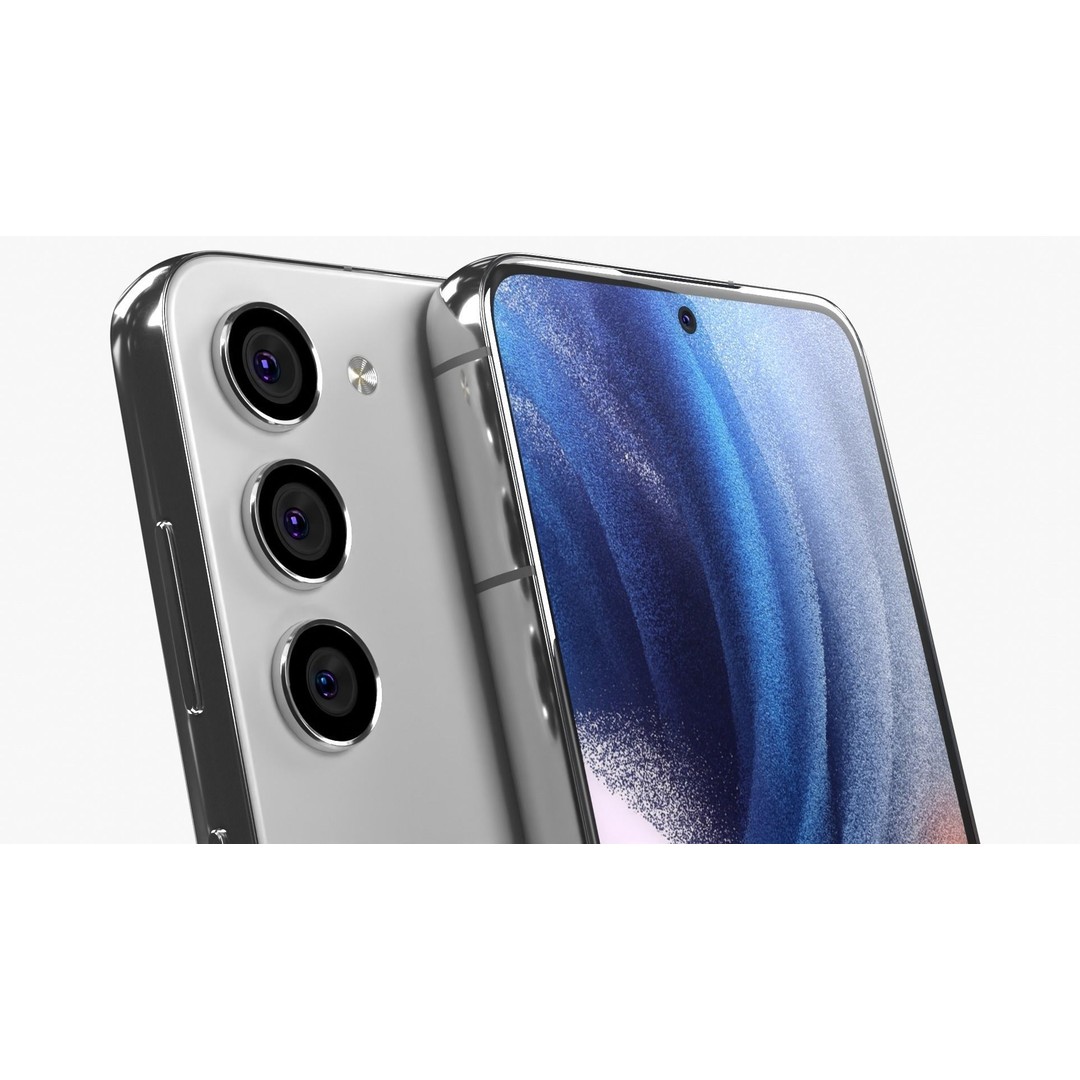 Samsung Galaxy S23 Plus 3D Model – Low Poly Game Asset, FBX, Blender - View 5