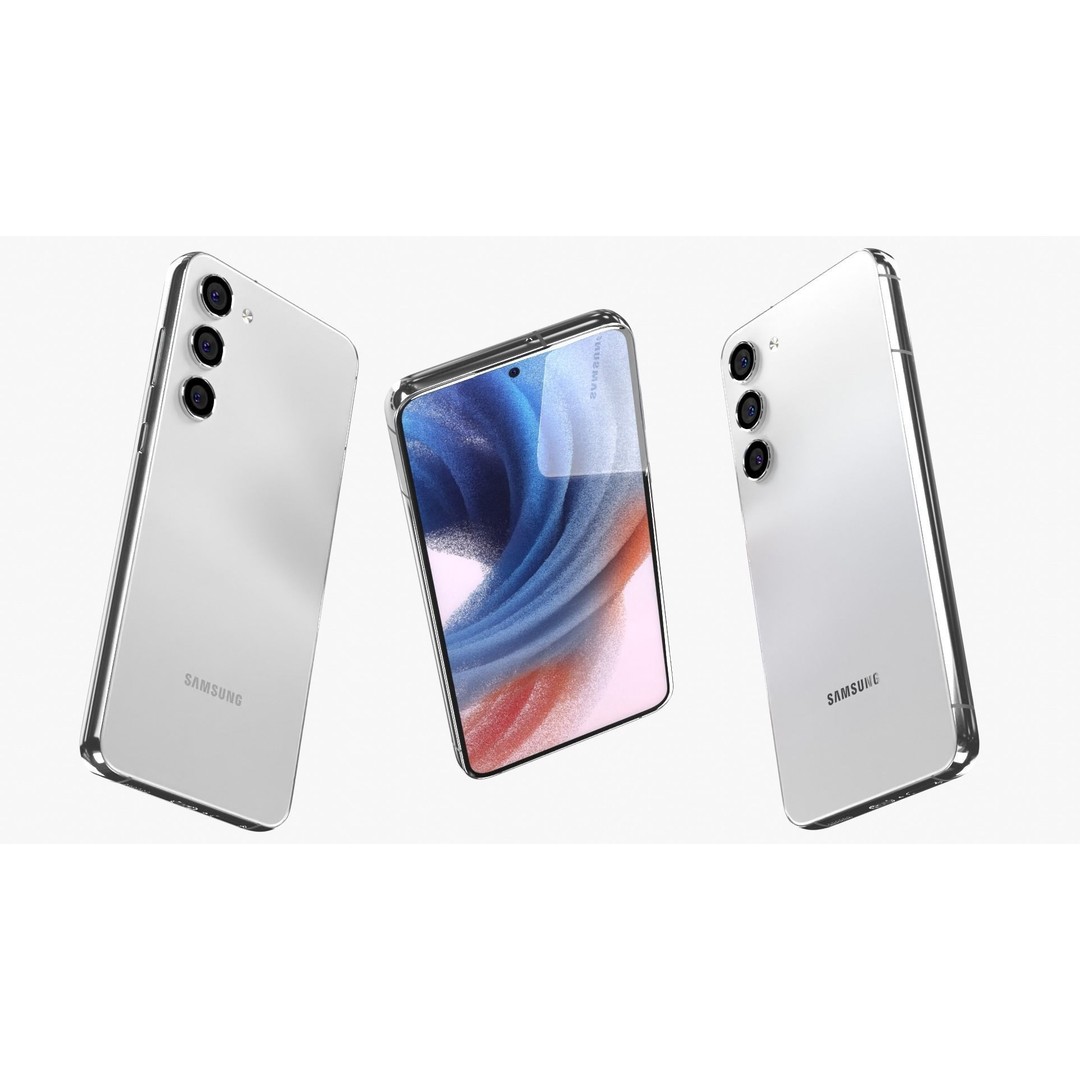 Samsung Galaxy S23 Plus 3D Model – Low Poly Game Asset, FBX, Blender - View 6