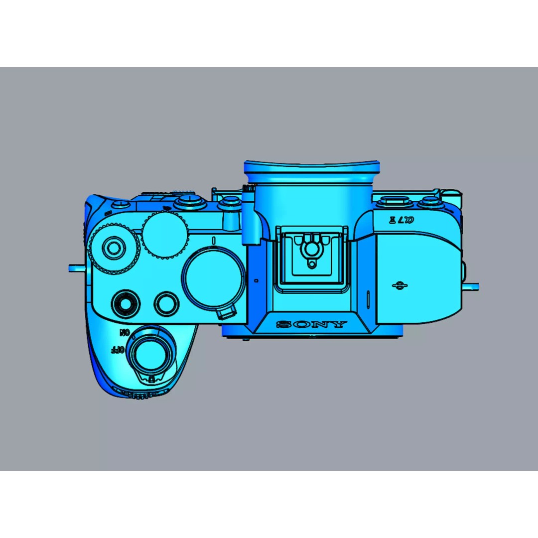 Sony Alpha 7 V 3D Model – High-Quality Camera & Lens Asset, FBX - View 26