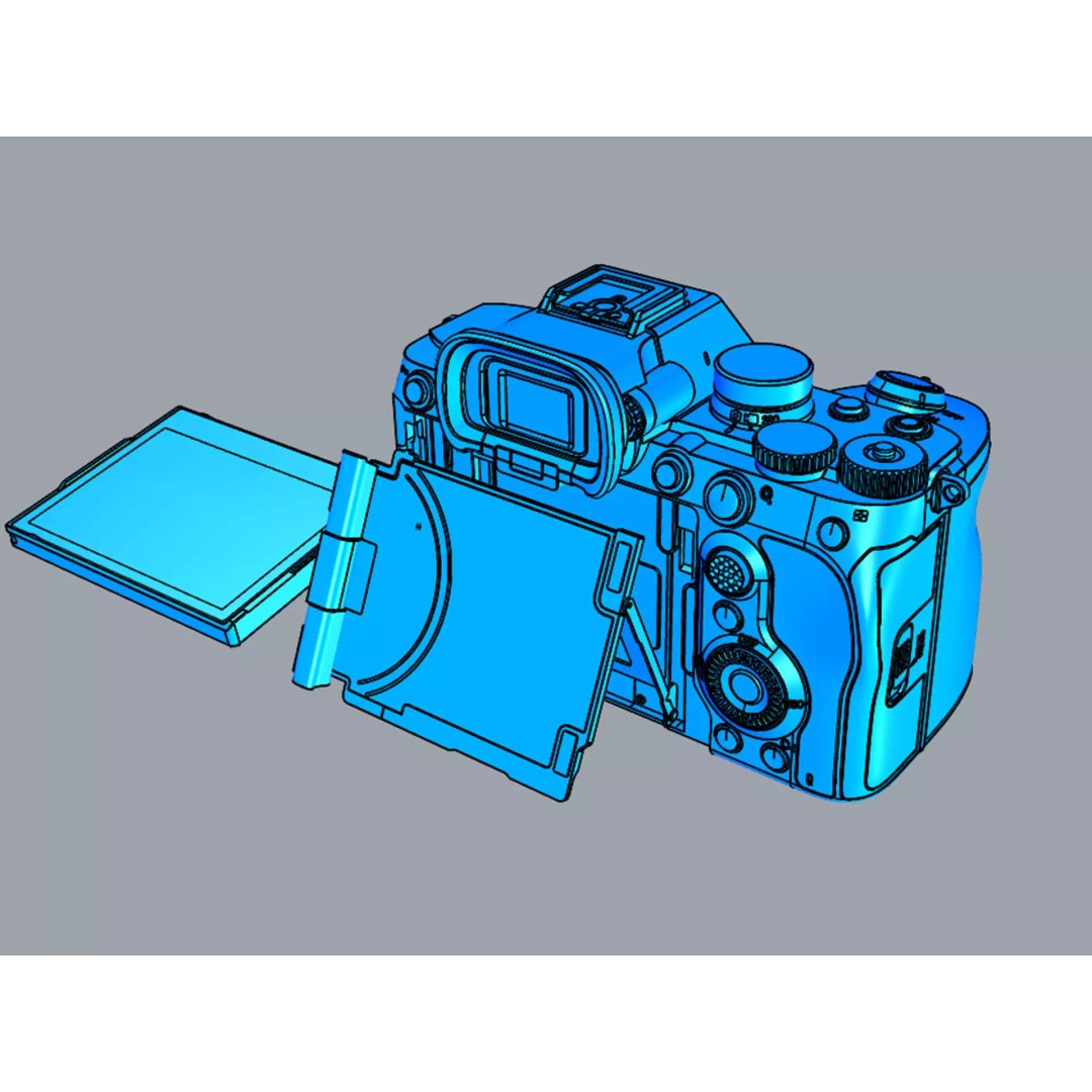 Sony Alpha 7 V 3D Model – High-Quality Camera & Lens Asset, FBX - View 31