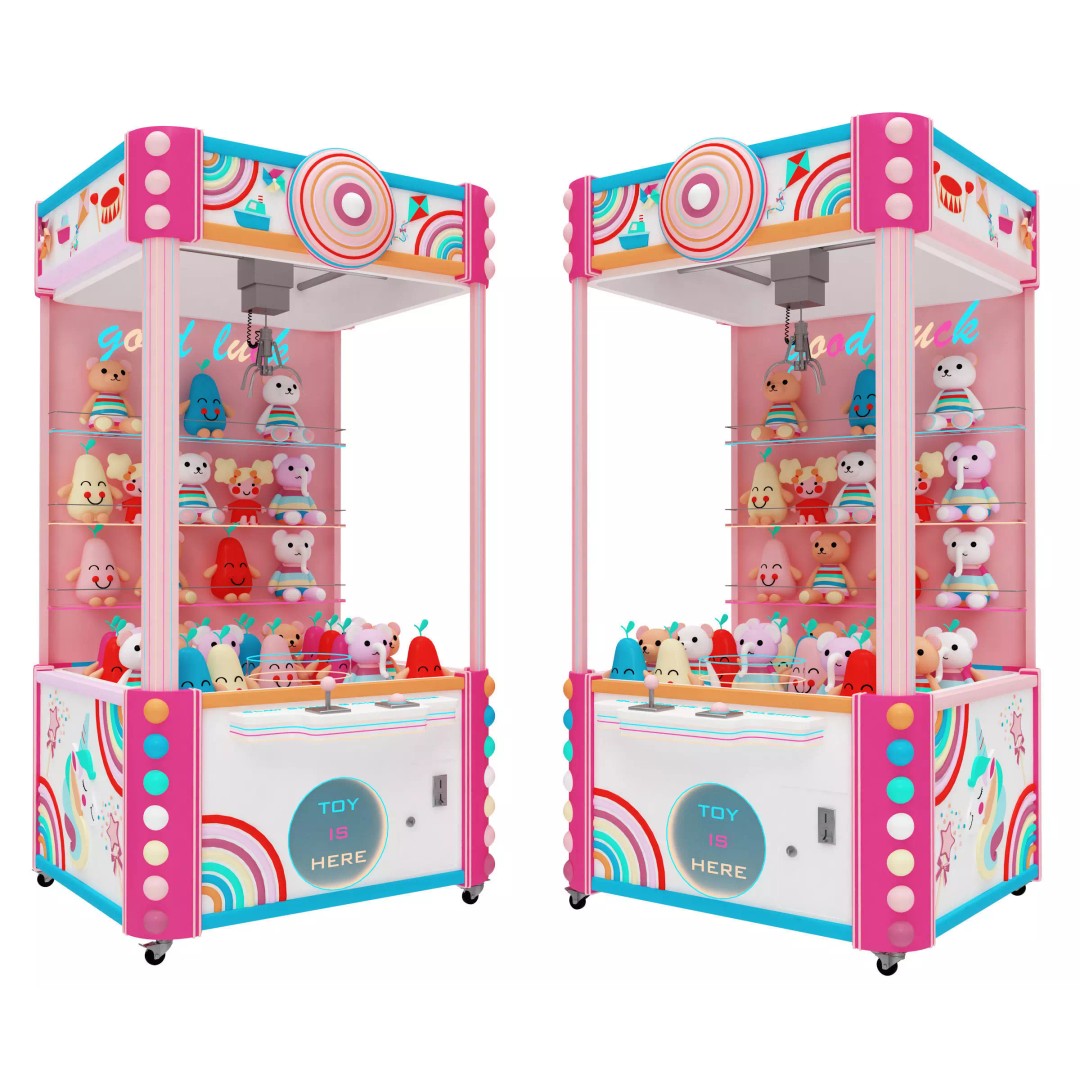 Claw Crane Arcade Game Machine 3D Model – Game-Ready, FBX, OBJ Formats - View 2