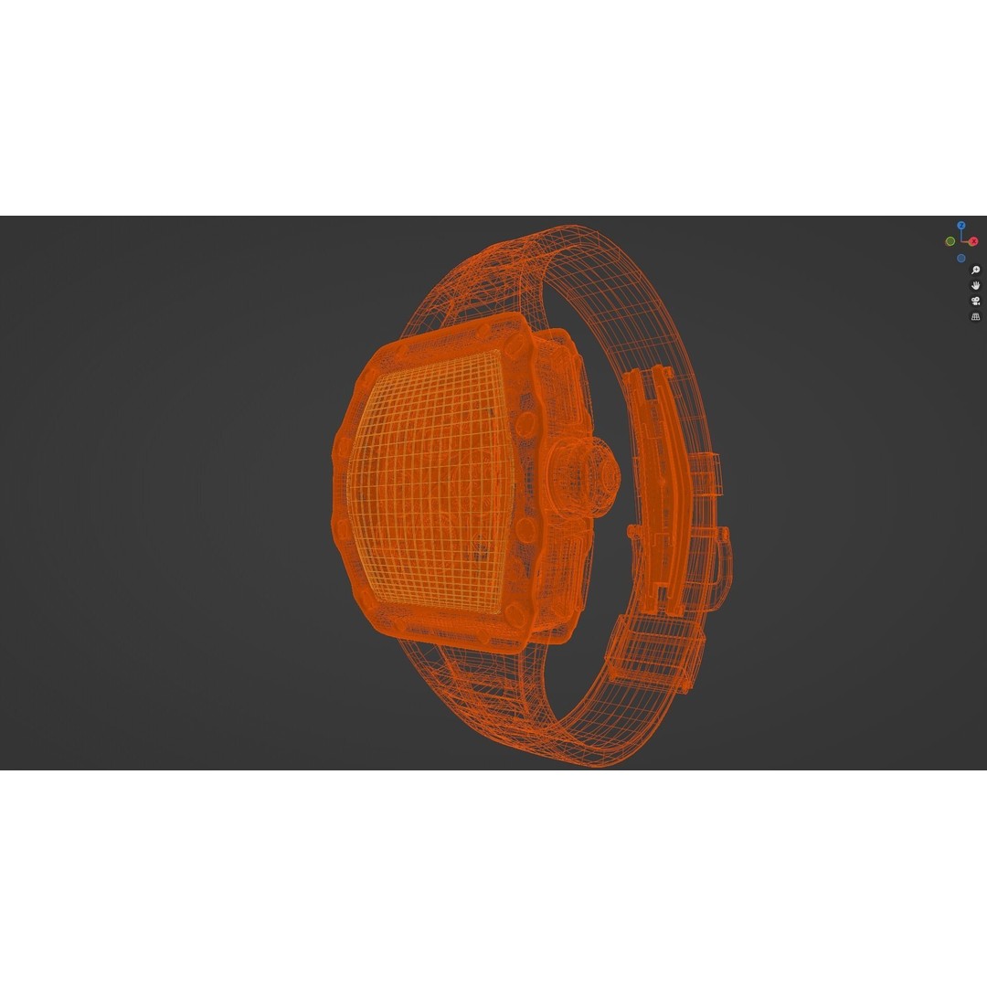Richard Mille 3D Model – High Poly Watch with UVs, FBX, OBJ, Blender - View 18