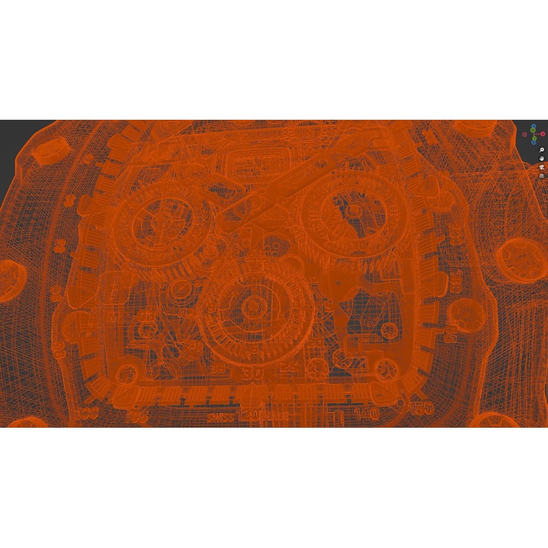 Richard Mille 3D Model – High Poly Watch with UVs, FBX, OBJ, Blender - View 19