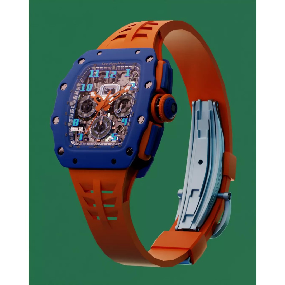 Richard Mille 3D Model – High Poly Watch with UVs, FBX, OBJ, Blender - View 2