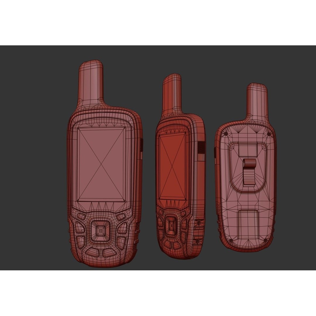 Military GPS Device 3D Model – Low Poly Game Asset, PBR, FBX