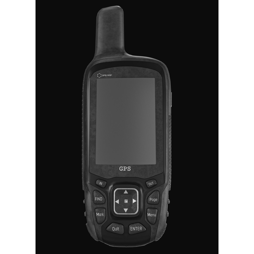 Military GPS Device 3D Model – Low Poly Game Asset, PBR, FBX - View 4