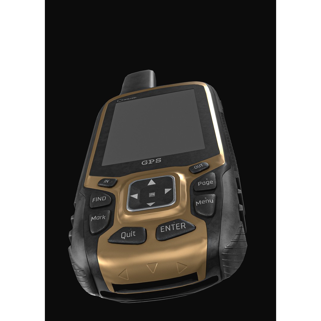Military GPS Device 3D Model – Low Poly Game Asset, PBR, FBX - View 7