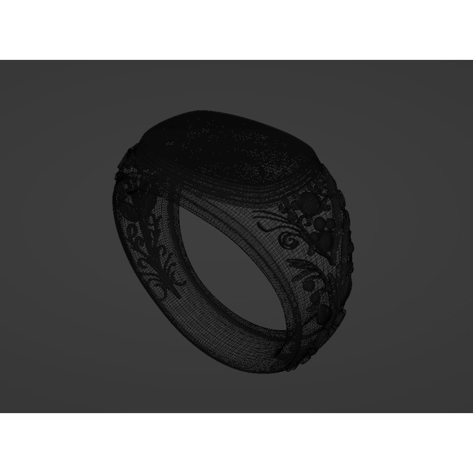 Smart Ring 3D Model – Elegant Rose Gold Design with PBR Textures - View 9