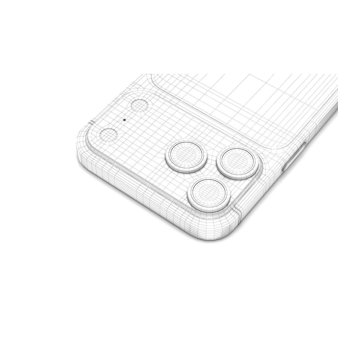 Apple iPhone 17 Pro Max 3D Model – Low Poly Game Asset, FBX, OBJ - View 26