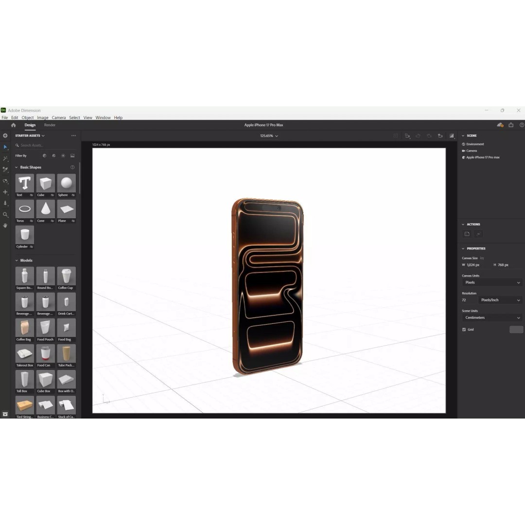 Apple iPhone 17 Pro Max 3D Model – Low Poly Game Asset, FBX, OBJ - View 28