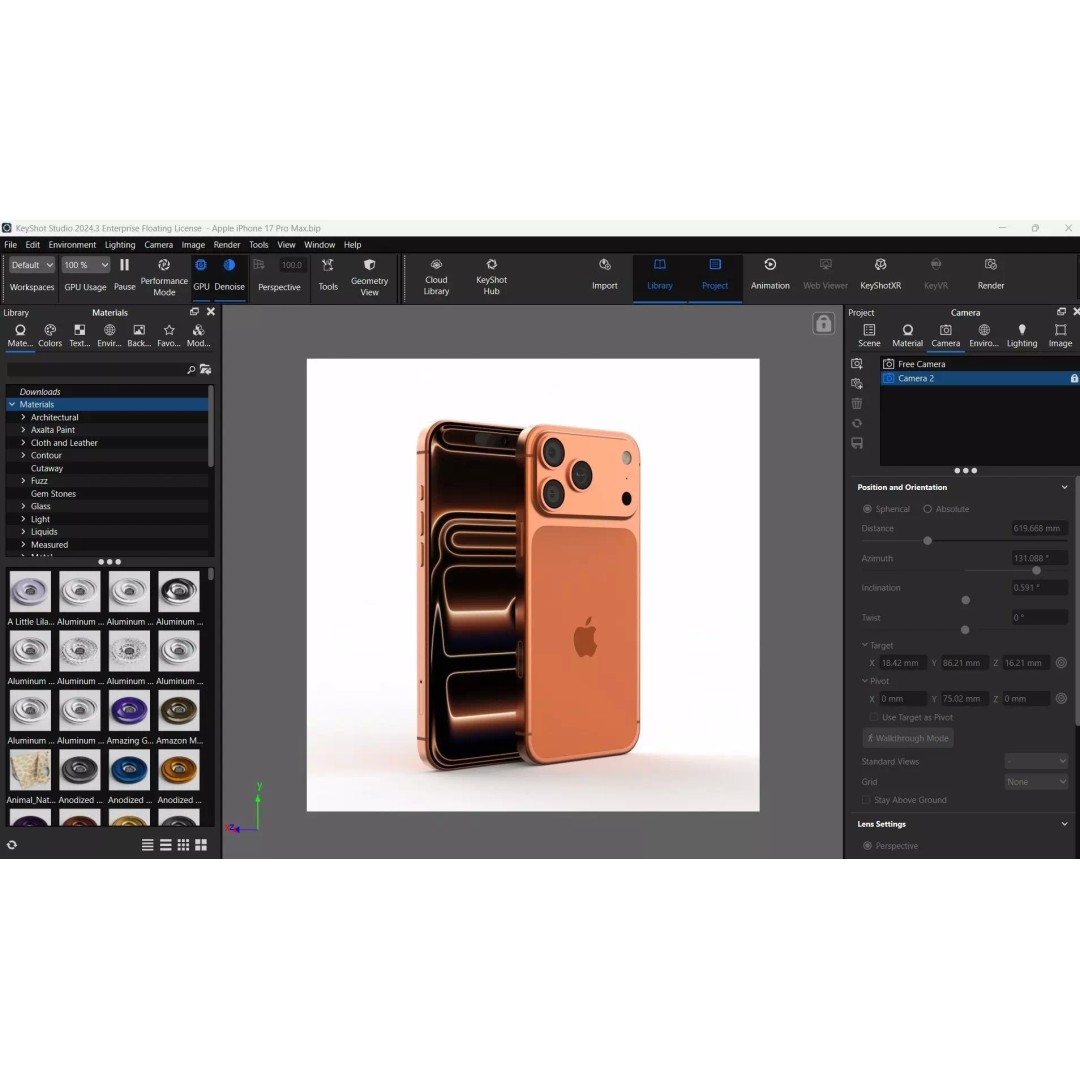 Apple iPhone 17 Pro Max 3D Model – Low Poly Game Asset, FBX, OBJ - View 31