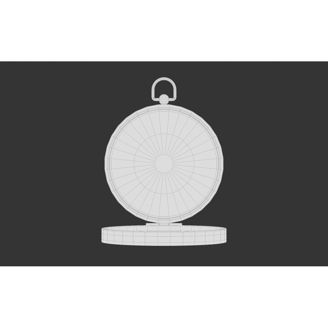 Old Compass 3D Model – Antique Navigation Asset, FBX, Blender - View 23