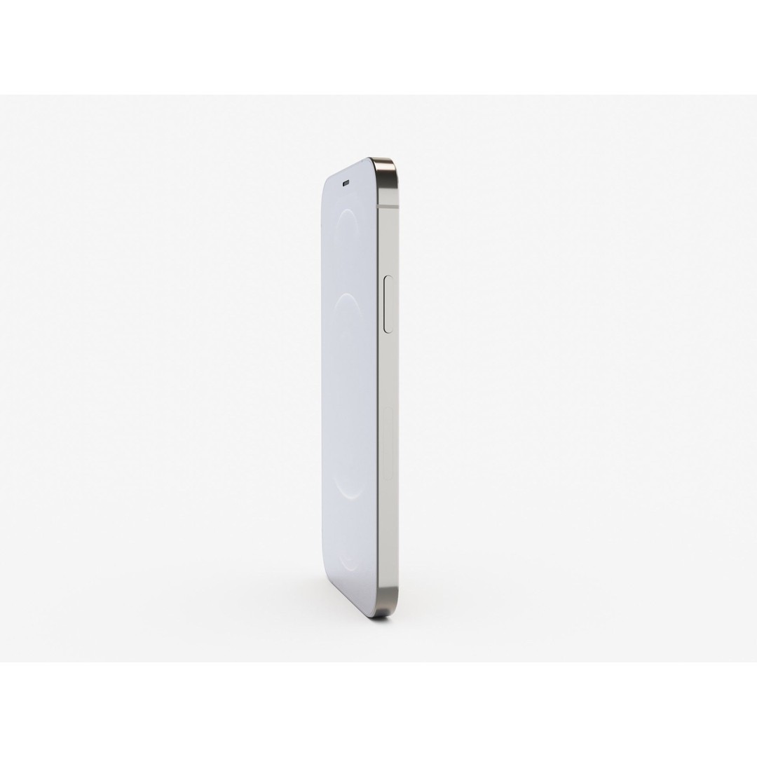 iPhone 12 Pro Graphite 3D Model – Realistic Phone Asset, FBX, OBJ, Blender - View 14