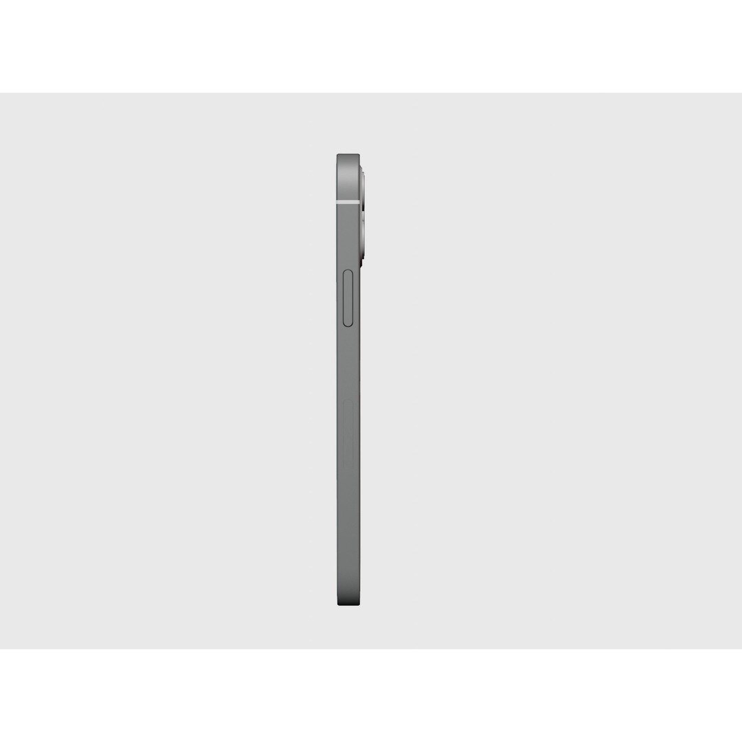 iPhone 12 Pro Graphite 3D Model – Realistic Phone Asset, FBX, OBJ, Blender - View 24