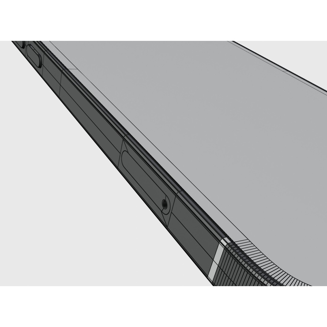 iPhone 12 Pro Graphite 3D Model – Realistic Phone Asset, FBX, OBJ, Blender - View 49