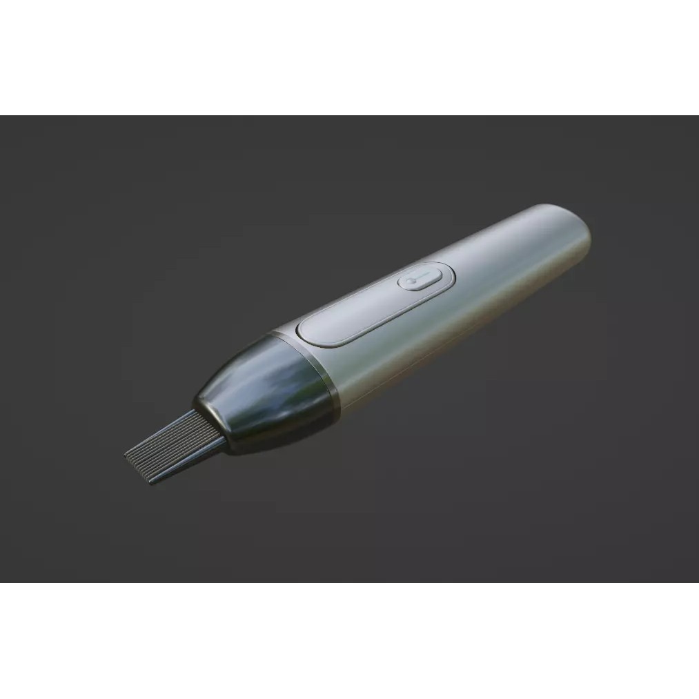 Electric Threader 3D Model – Stylish Hair Removal Tool, FBX - View 2