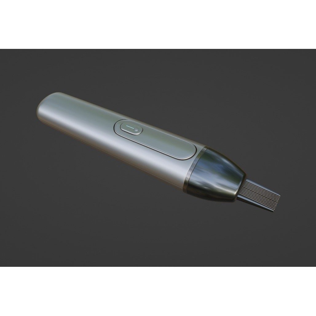 Electric Threader 3D Model – Stylish Hair Removal Tool, FBX - View 3
