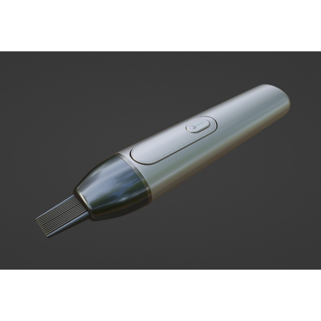 Electric Threader 3D Model – Stylish Hair Removal Tool, FBX - View 5