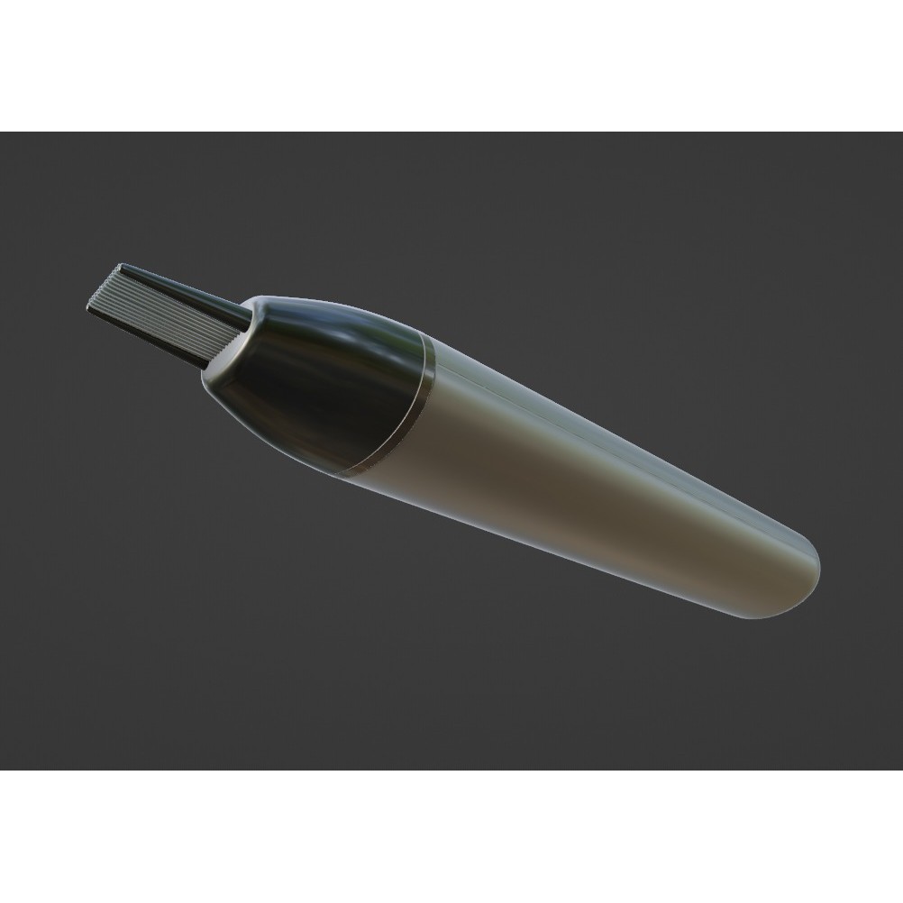 Electric Threader 3D Model – Stylish Hair Removal Tool, FBX - View 6