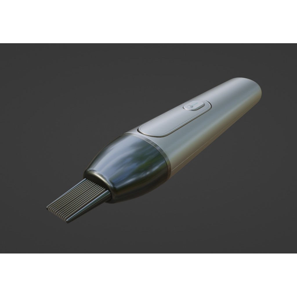 Electric Threader 3D Model – Stylish Hair Removal Tool, FBX - View 7