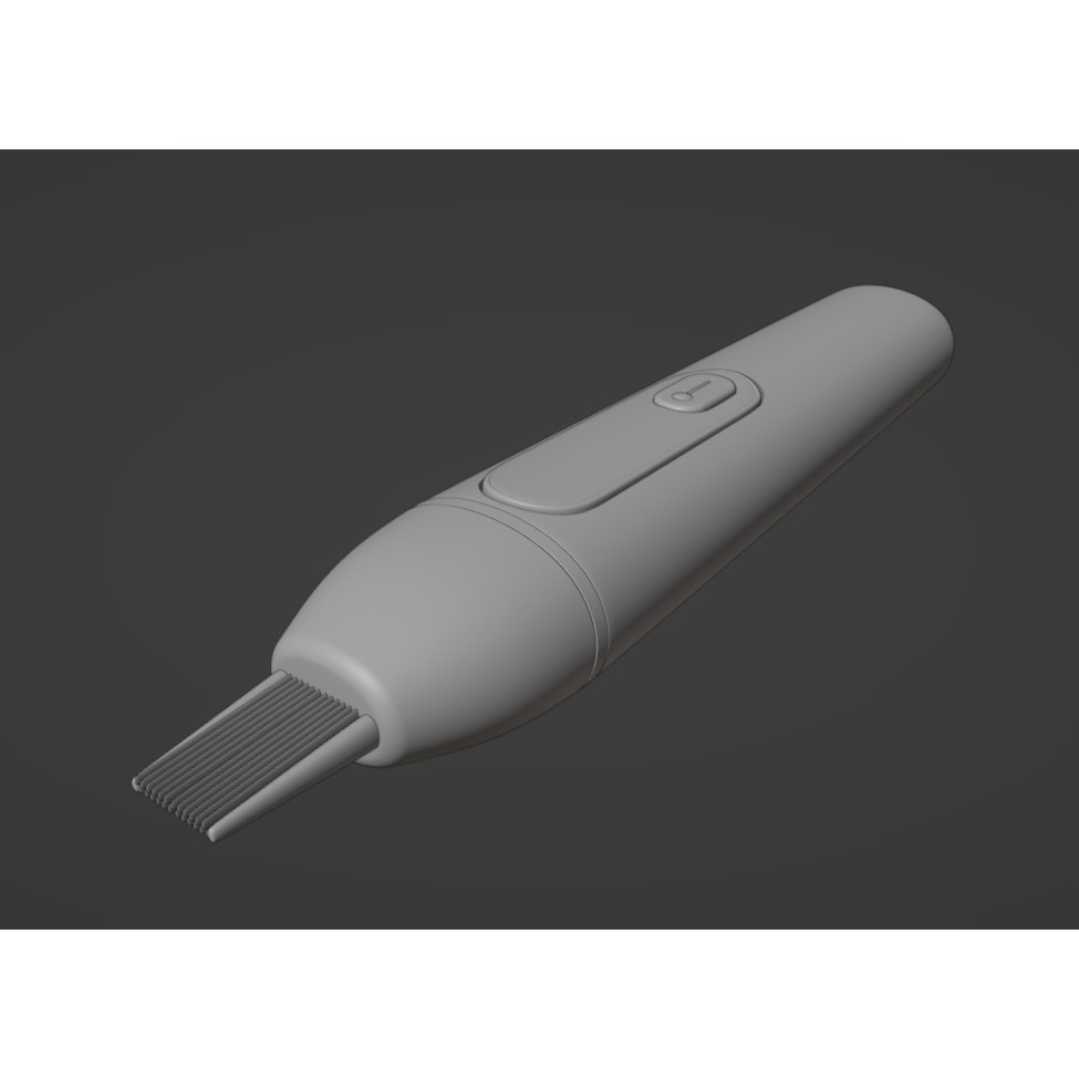 Electric Threader 3D Model – Stylish Hair Removal Tool, FBX - View 8