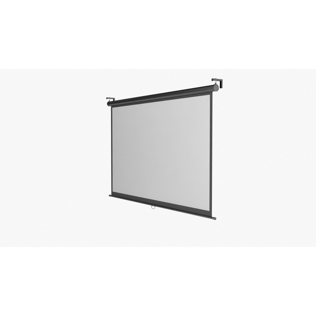 Projector Screen 3D Model – High-Quality PBR Asset, FBX/OBJ - View 16