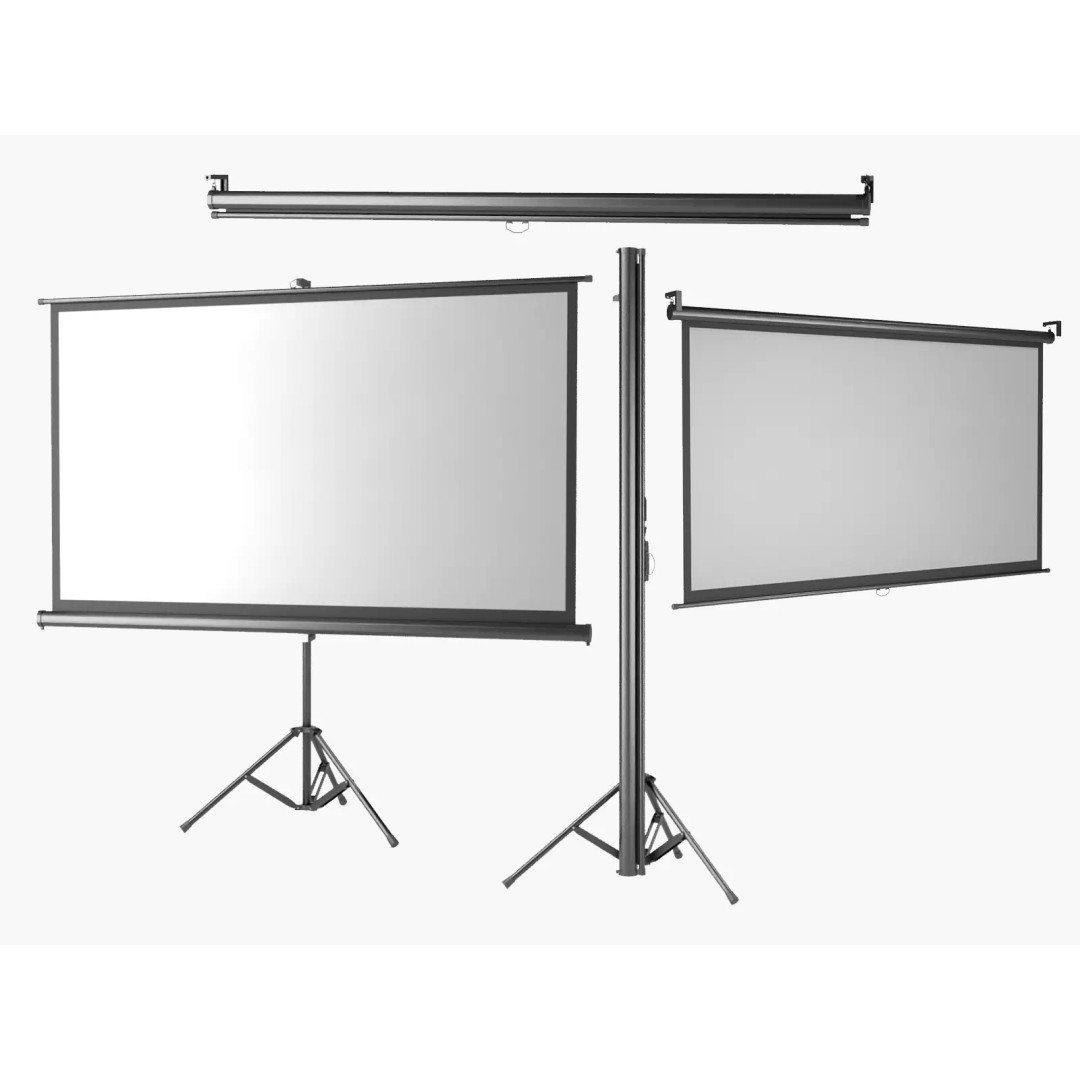 Projector Screen 3D Model – High-Quality PBR Asset, FBX/OBJ - View 2