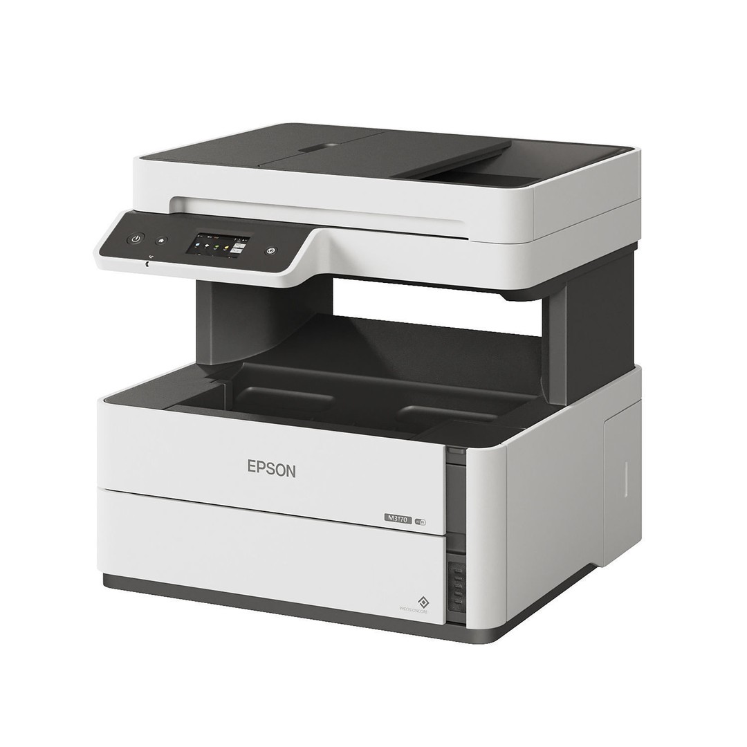Epson Printer Set 3D Model – Detailed Office Equipment, FBX, OBJ - View 10