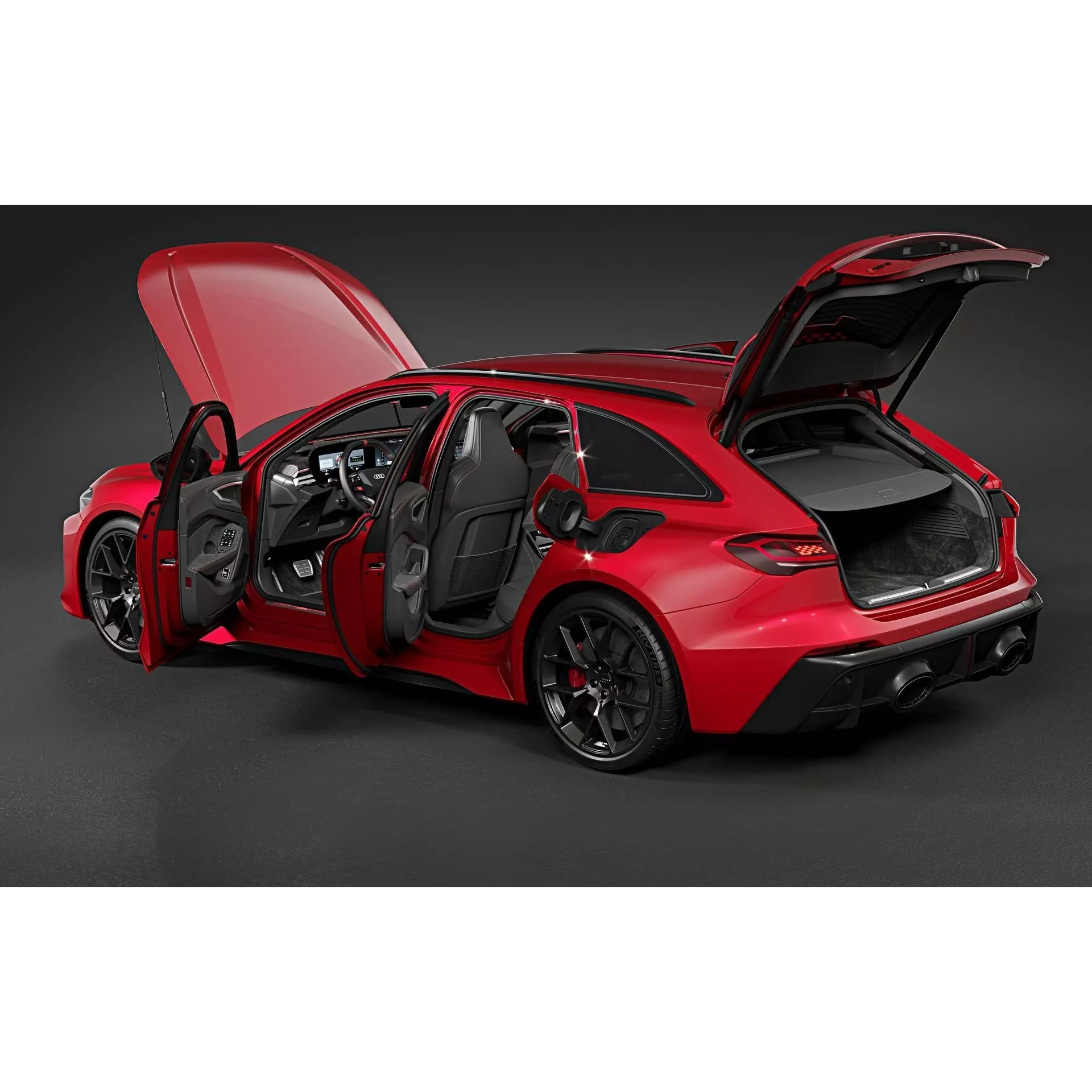 2027 Audi RS5 Avant - High-Quality 3D Model - View 15