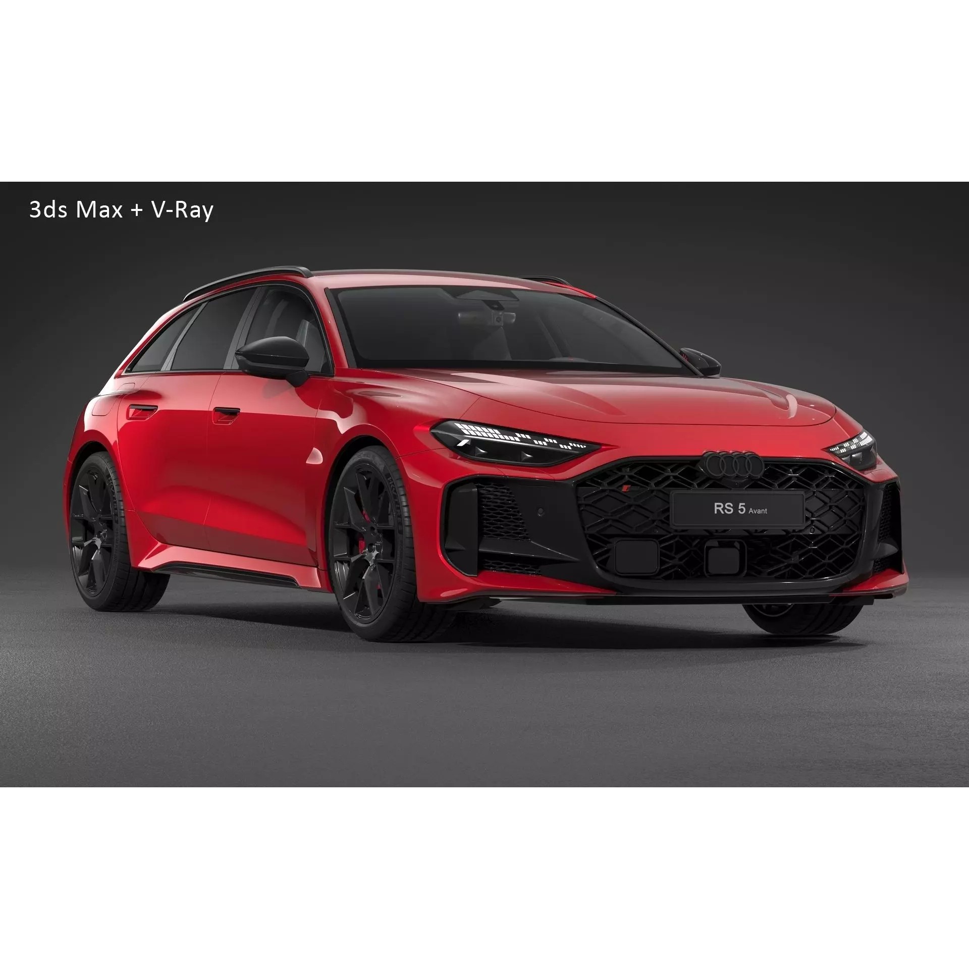 2027 Audi RS5 Avant - High-Quality 3D Model - View 30