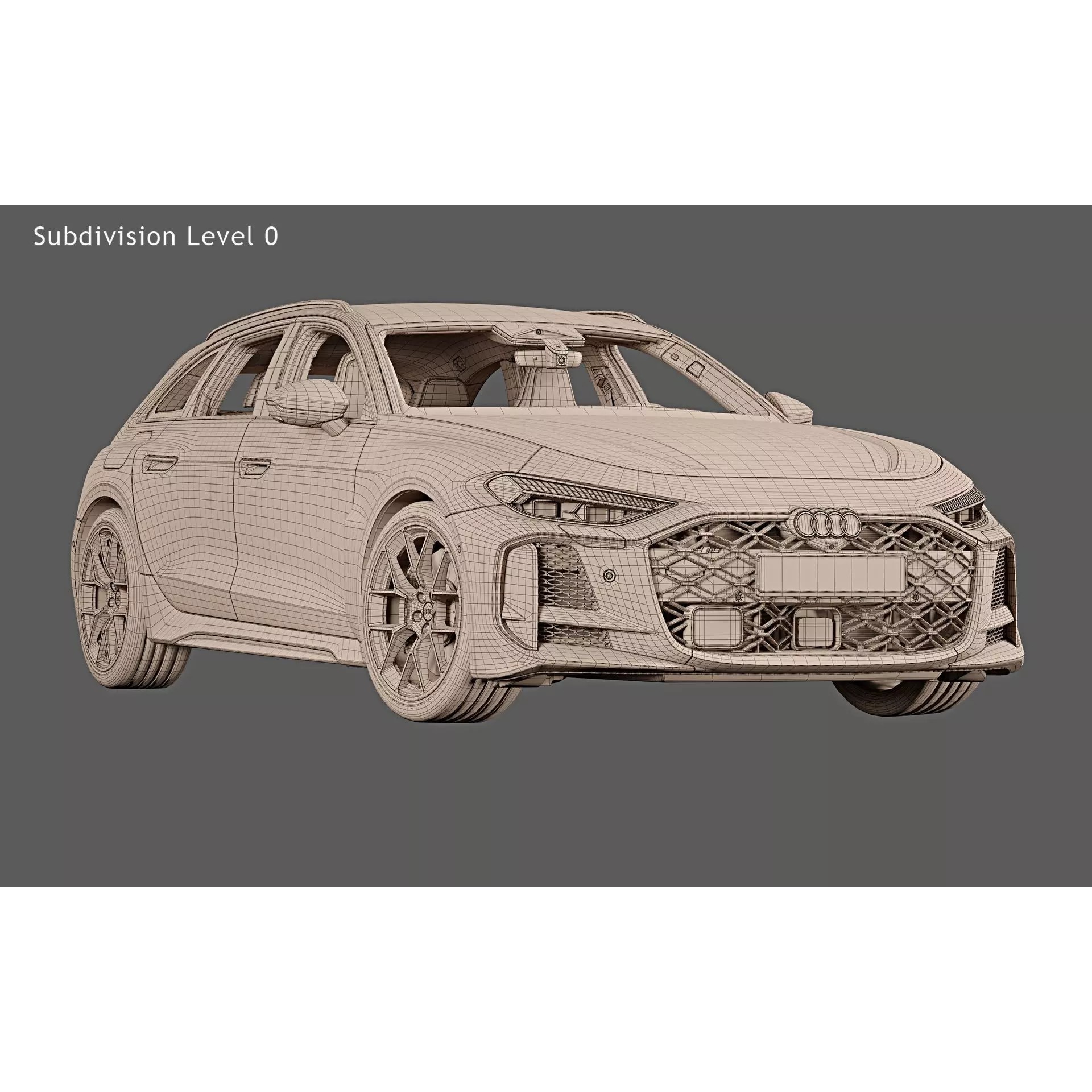 2027 Audi RS5 Avant - High-Quality 3D Model - View 31