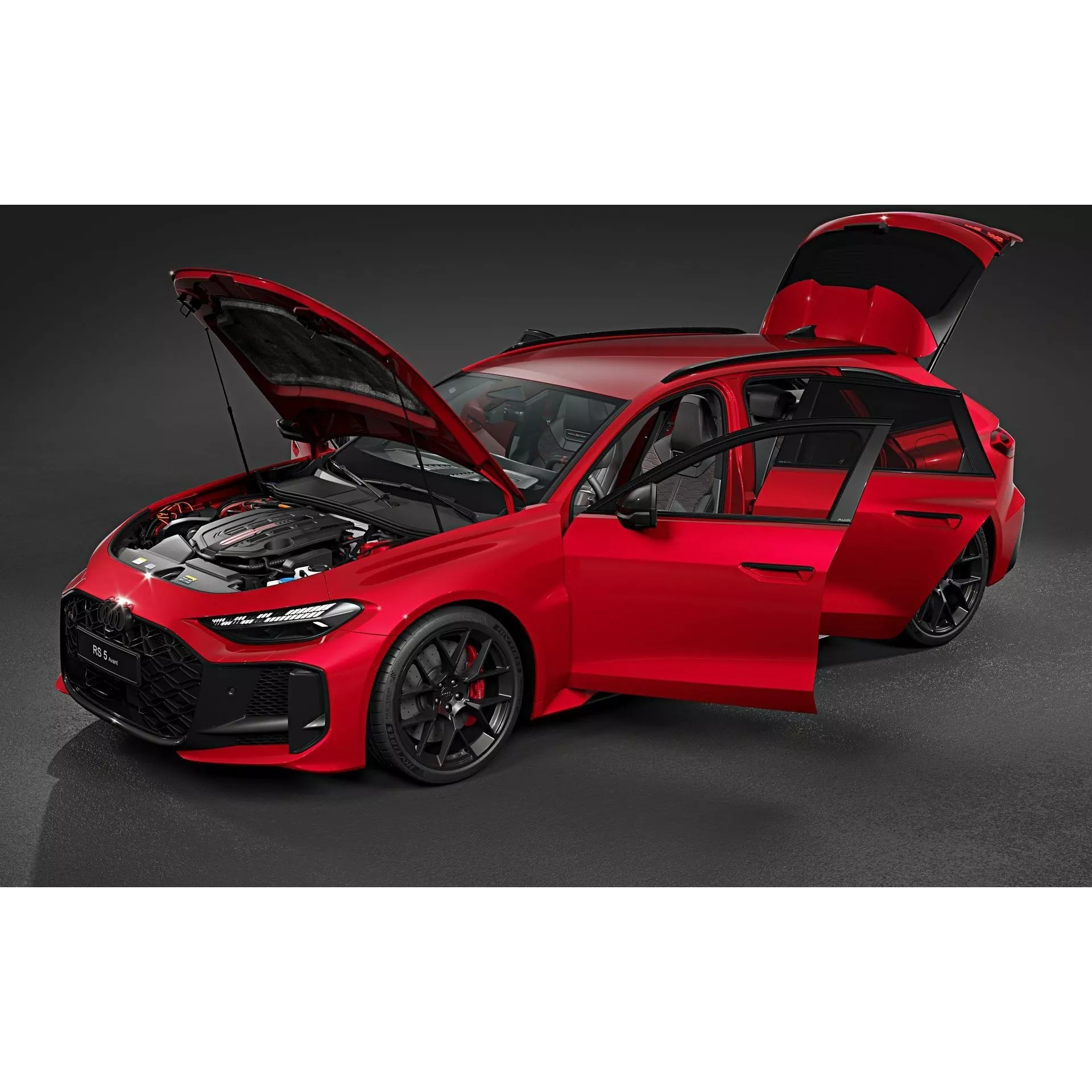 2027 Audi RS5 Avant - High-Quality 3D Model - View 4