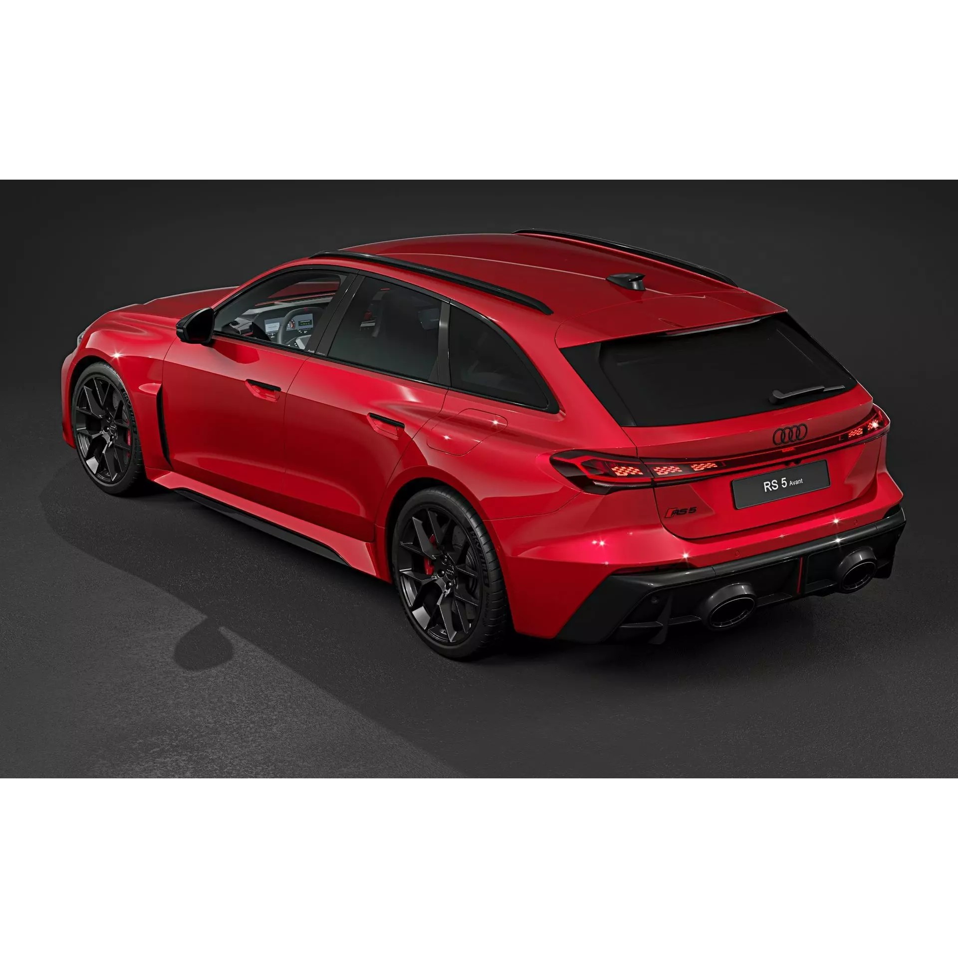 2027 Audi RS5 Avant - High-Quality 3D Model - View 7