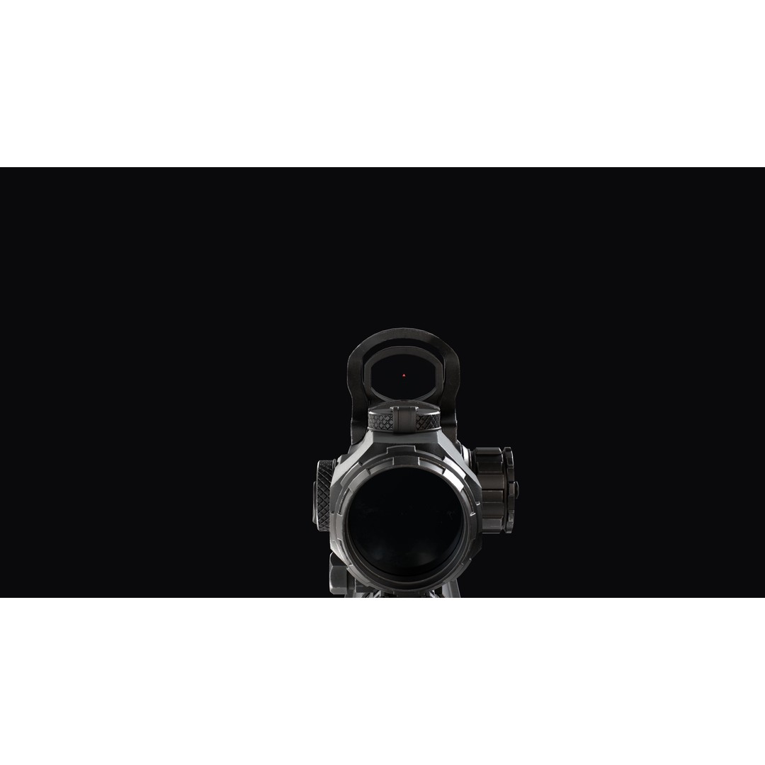 Leupold Mark 4 HAMR Scope 3D Model – Low Poly Game Ready Asset, FBX - View 11