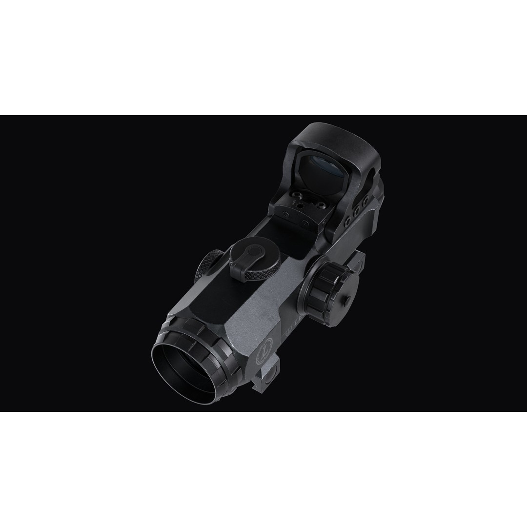 Leupold Mark 4 HAMR Scope 3D Model – Low Poly Game Ready Asset, FBX - View 9