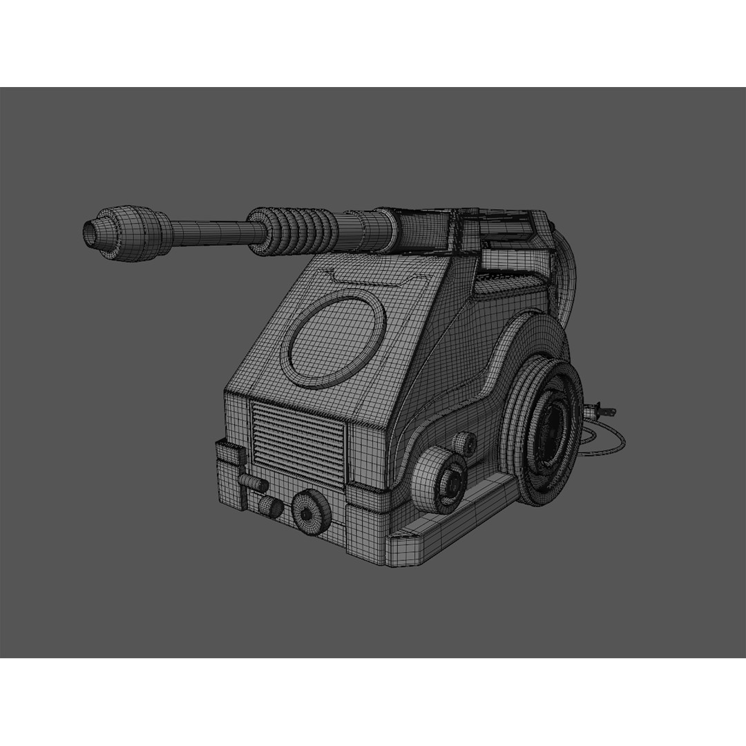 Pressure Washer 3D Model – Realistic PBR Asset for Blender, FBX