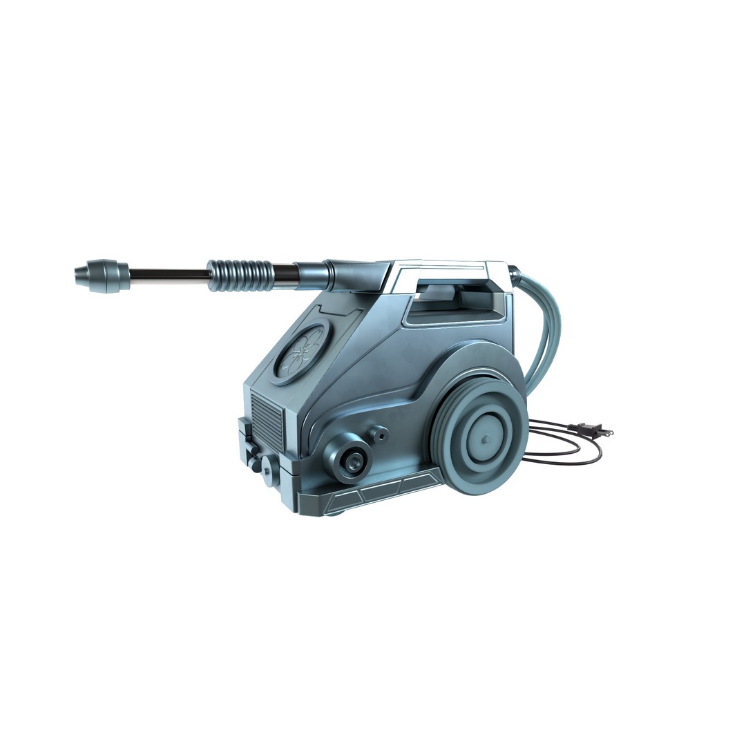 Pressure Washer 3D Model – Realistic PBR Asset for Blender, FBX - View 4