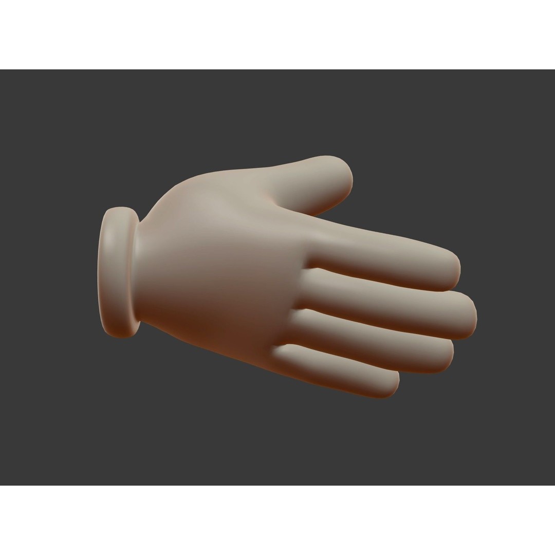 Hand Emoji Signs 3D Model – Cartoon Style Low-Poly Pack for Animation - View 12