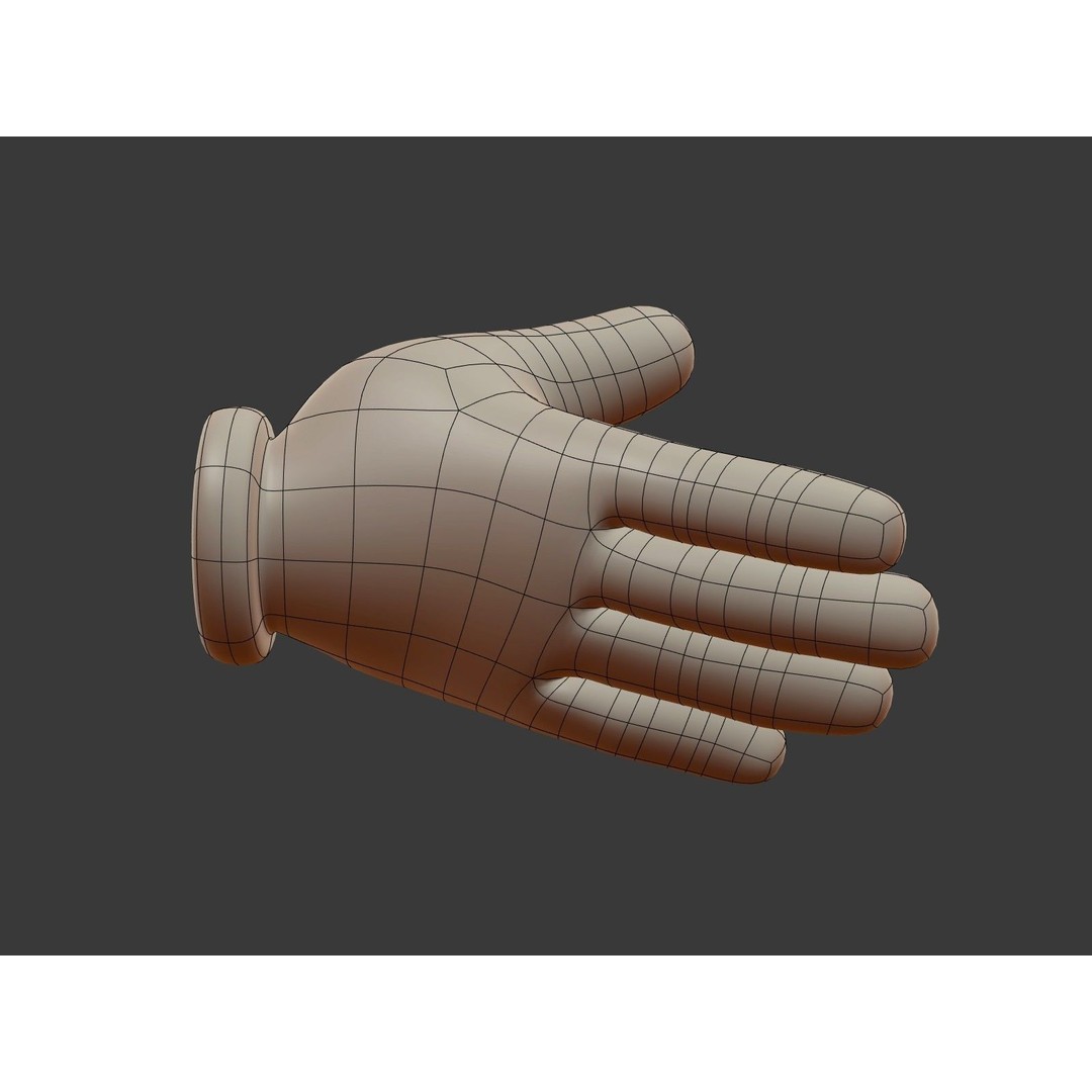Hand Emoji Signs 3D Model – Cartoon Style Low-Poly Pack for Animation - View 13