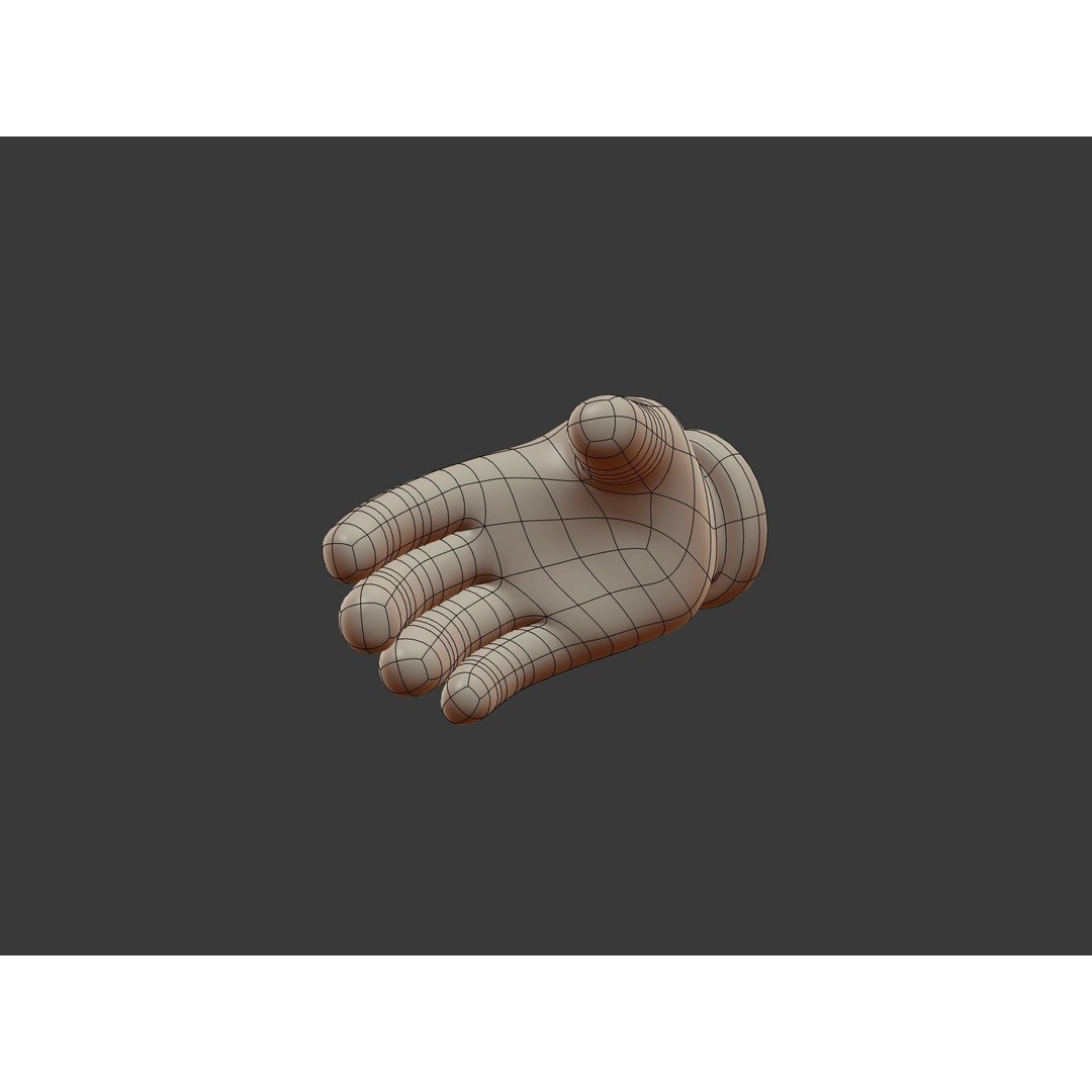 Hand Emoji Signs 3D Model – Cartoon Style Low-Poly Pack for Animation - View 14