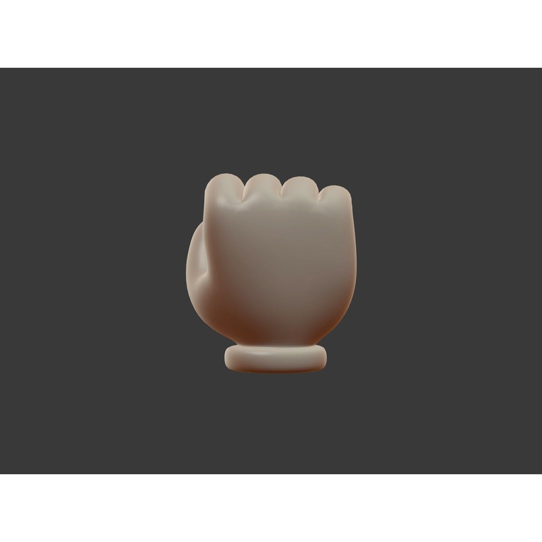 Hand Emoji Signs 3D Model – Cartoon Style Low-Poly Pack for Animation - View 18