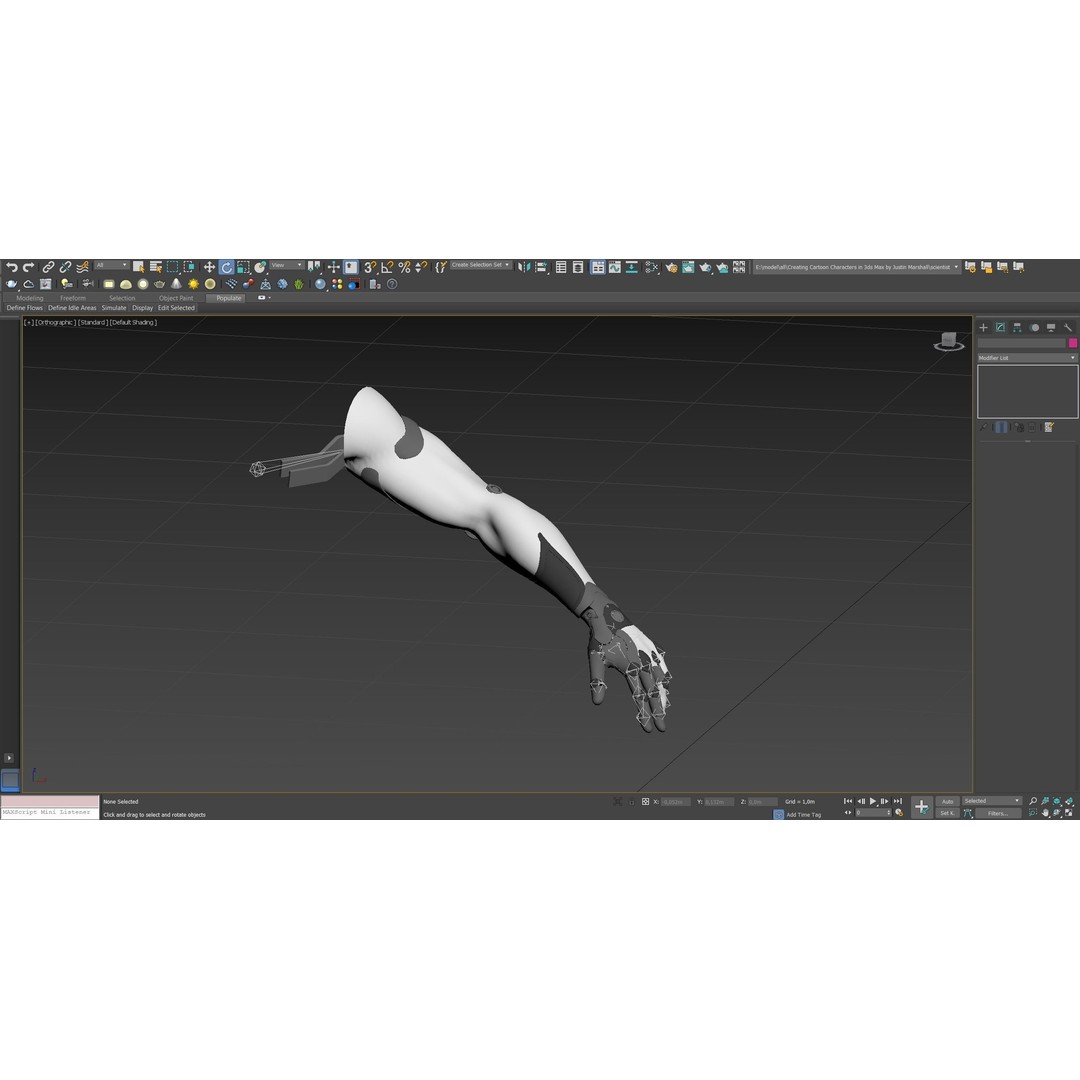 FPS Hand Anatomy Mechanical 3D Model – Rigged PBR Asset for Blender - View 27