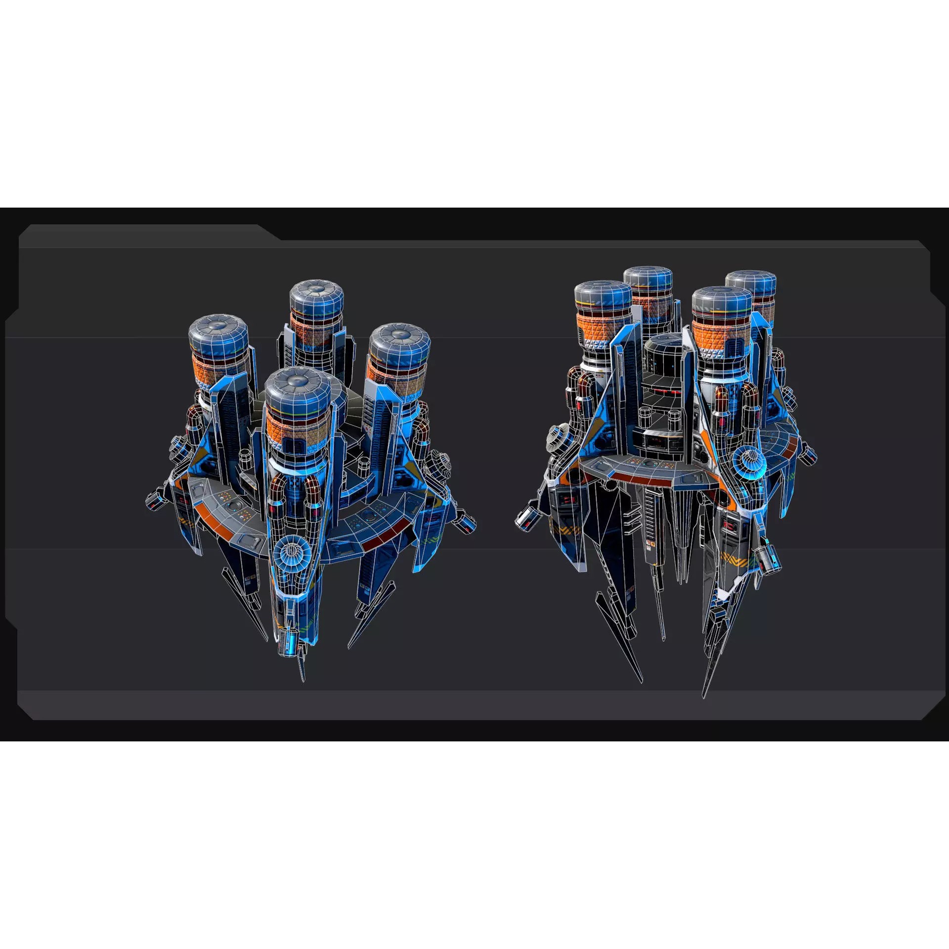 SPACE Explorer Pack - Low-Poly Game-Ready 3D Model