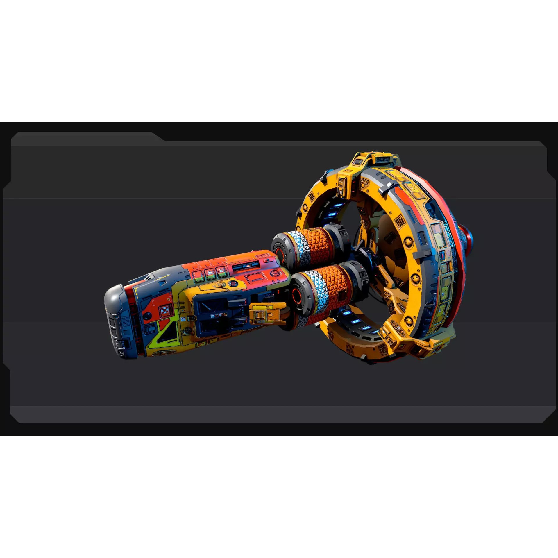 SPACE Explorer Pack - Low-Poly Game-Ready 3D Model - View 12