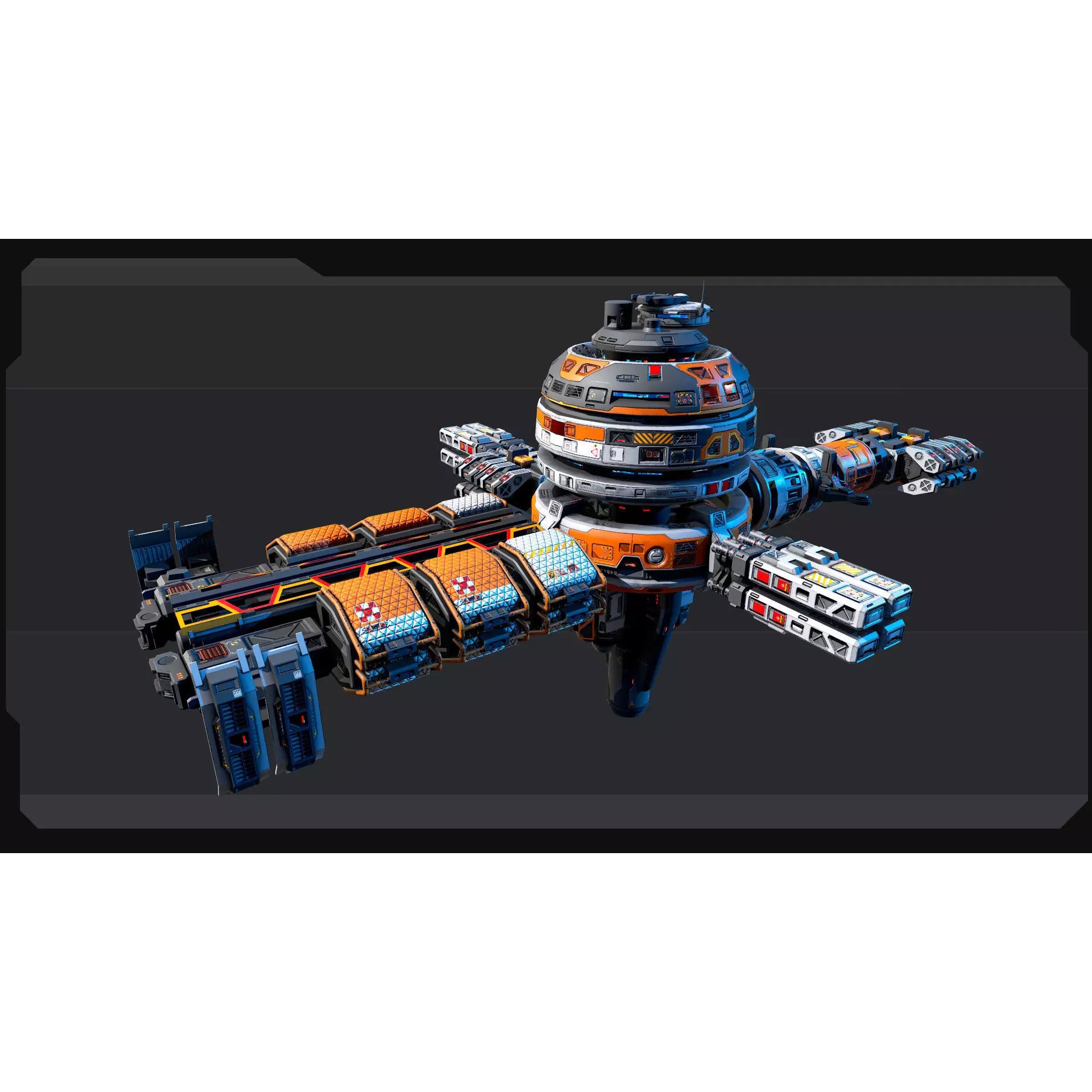 SPACE Explorer Pack - Low-Poly Game-Ready 3D Model - View 14