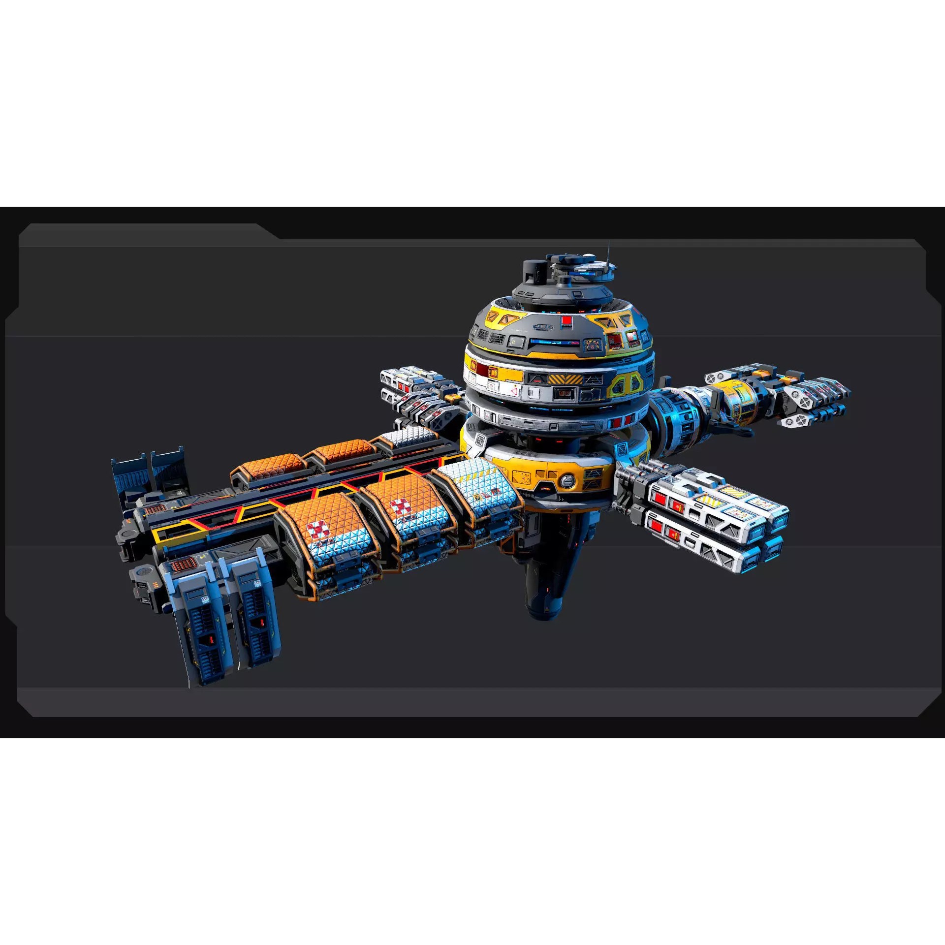 SPACE Explorer Pack - Low-Poly Game-Ready 3D Model - View 17