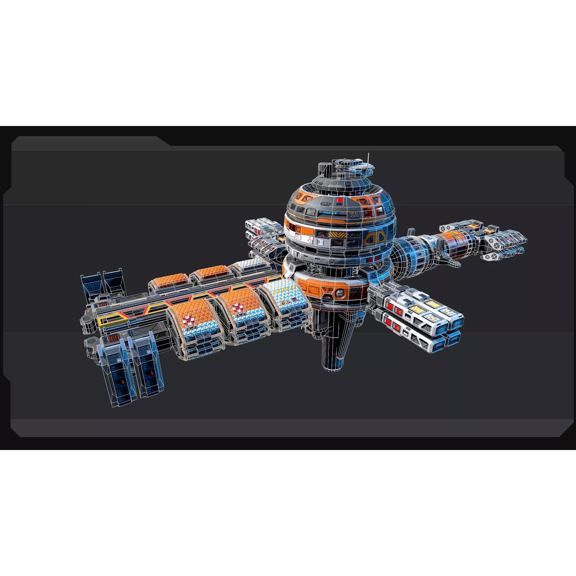 SPACE Explorer Pack - Low-Poly Game-Ready 3D Model - View 18