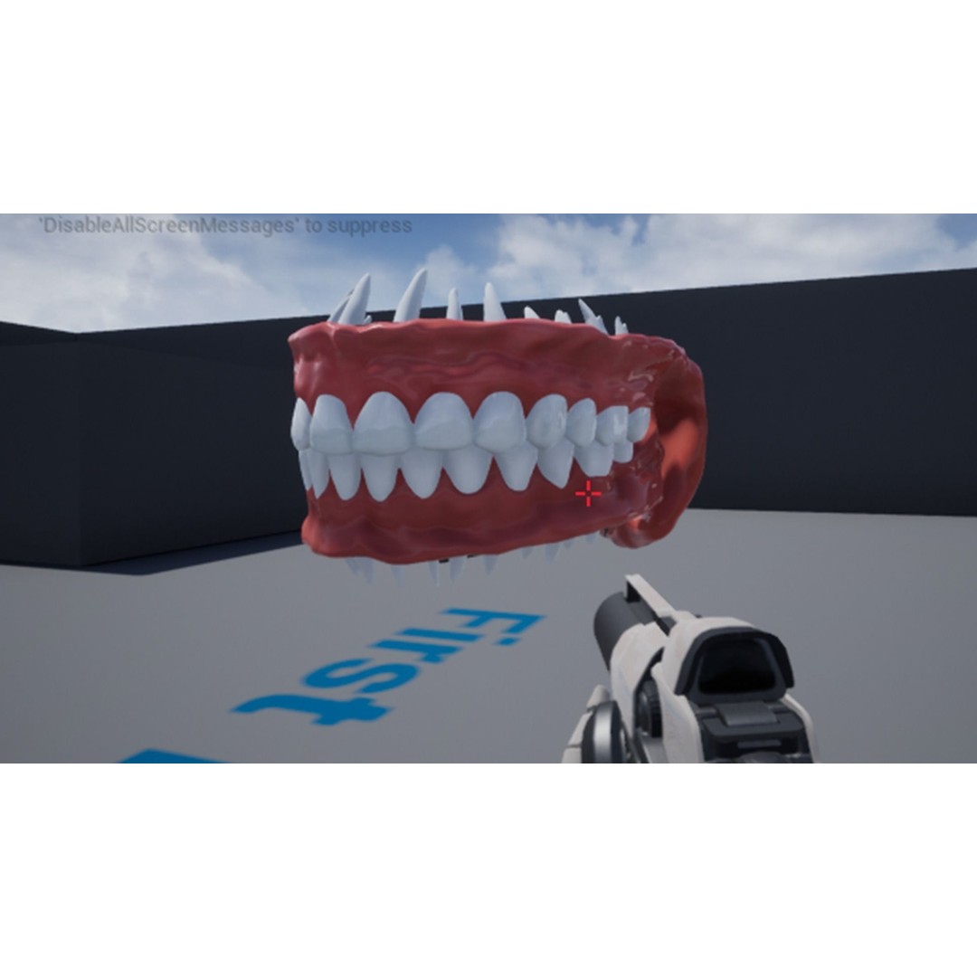 Teeth 3D Model – Low Poly Character Mouth with Animation - View 18