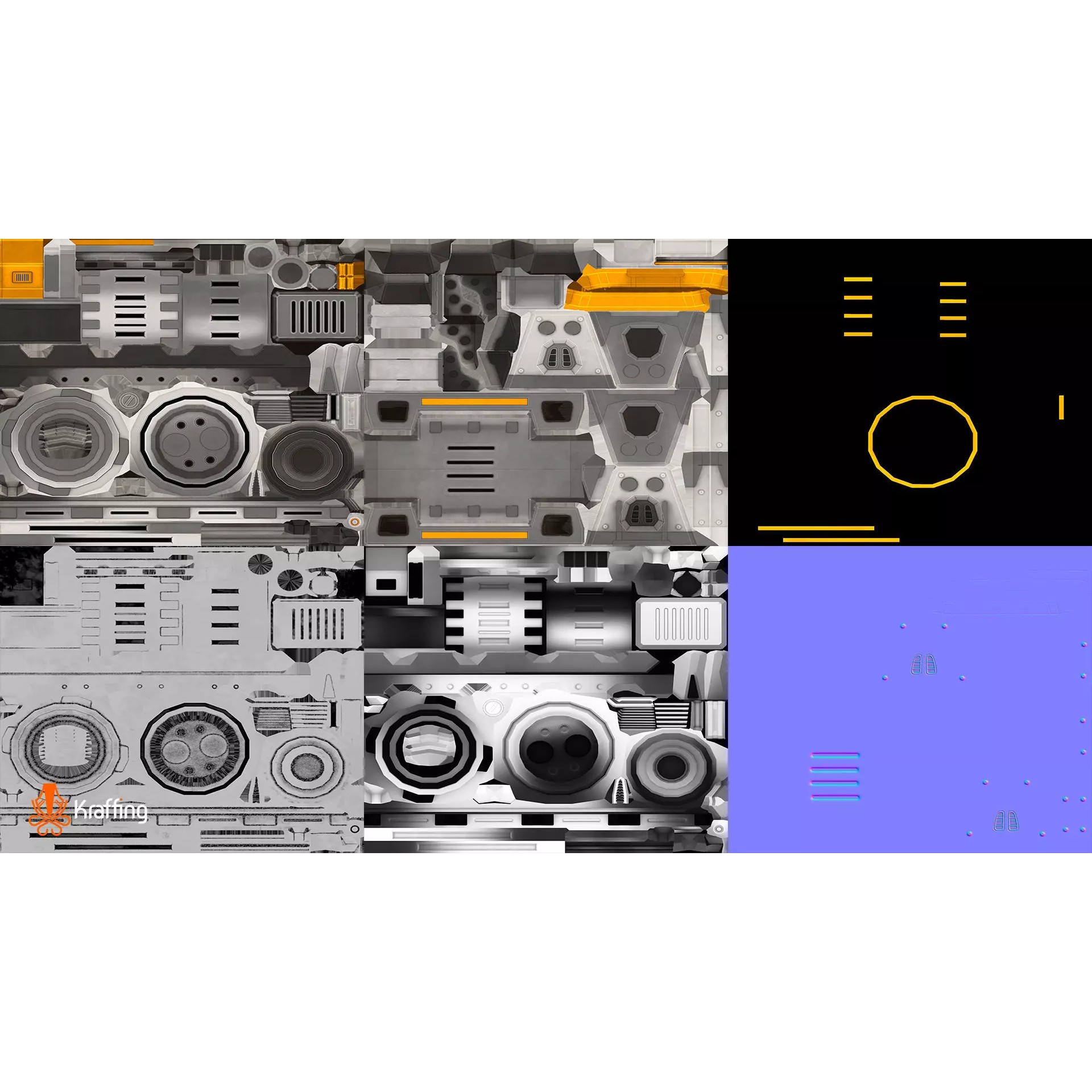 SCI-FI Reactor V1 - Low-Poly Game-Ready 3D Model