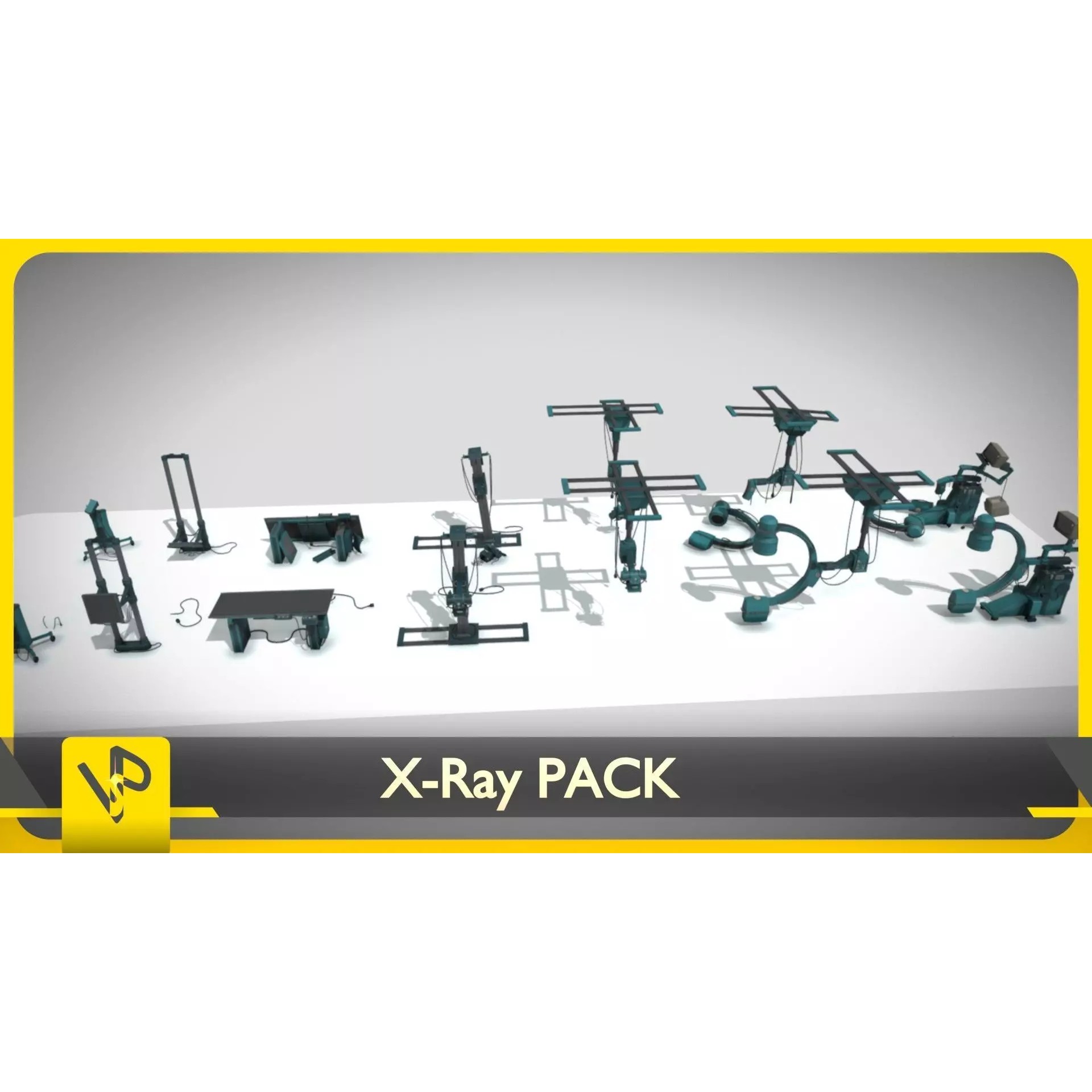X-Ray Pack - Low-Poly Game-Ready 3D Model - View 2